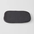 Premium Rectangular Ceramic Plate – Grey Stone Slab Design 22 x 13cm