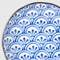 Premium Blue Petal Crest Tapas Plate 16.5cm Dishwasher Microwave Safe