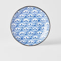 Premium Blue Petal Crest Tapas Plate 16.5cm Dishwasher Microwave Safe