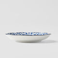 Premium Tapas Plate – Blue Herringbone Design 16.5cm