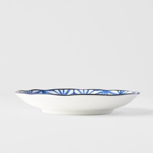 Premium 16.5cm Starburst Design Ceramic Tapas Plate Dishwasher Microwave Safe