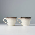 Premium 200ml Sky Blue Glaze Ceramic Mug with Handle Dishwasher Safe