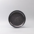 Premium 22cm Midnight Pearl Glaze High Rim Ceramic Plate Dishwasher Microwave Safe