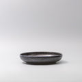 Premium 22cm Midnight Pearl Glaze High Rim Ceramic Plate Dishwasher Microwave Safe