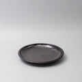 Premium Thick Edge Plate – Dark Blue Midnight Pearl Glaze 25cm