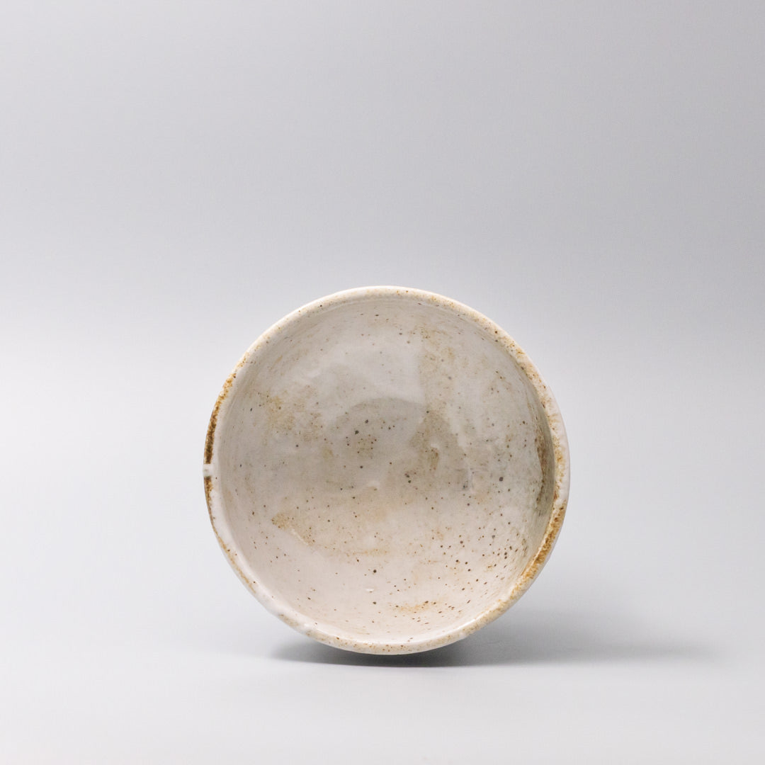 Premium Bowl – Beige Snow Bamboo Glaze 16cm