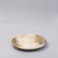 Premium Thick Edge Plate – Beige Snow Bamboo Glaze 25cm