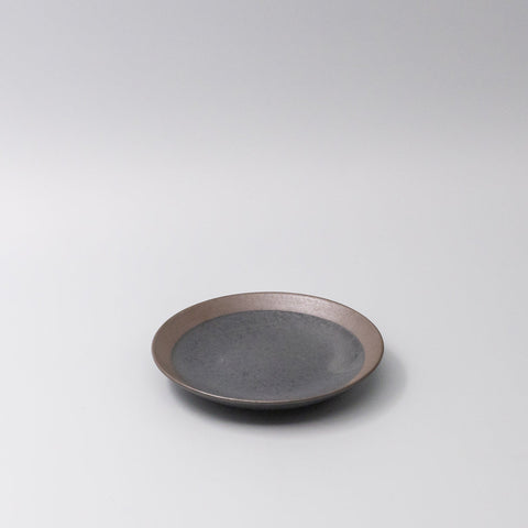 Premium Bisque Edge Saucer – Black 15cm