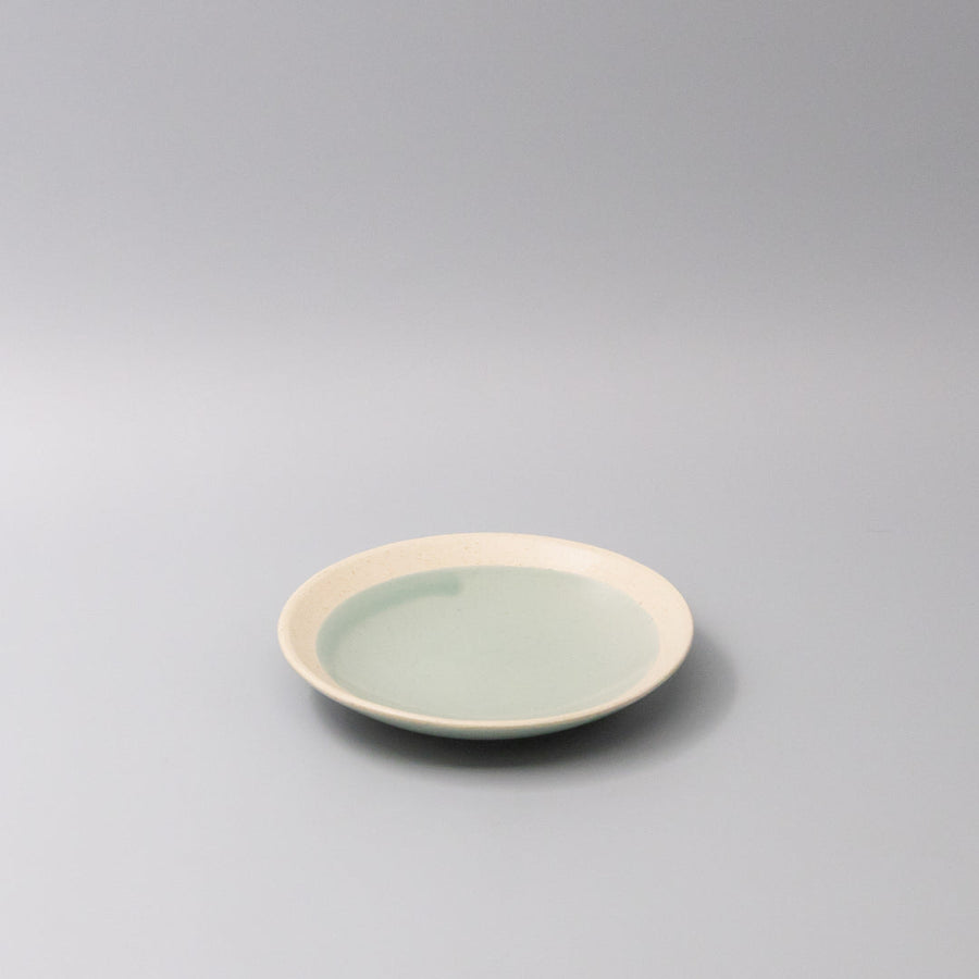 Premium Bisque Edge Saucer – Tomei Blue 15cm