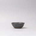 Premium 11.5cm Black Glaze Lopsided Ceramic Bowl 100ml Japanese Tableware