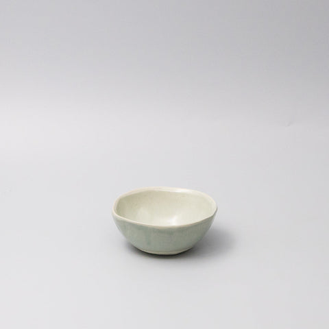 Premium 11.5cm Tomei Blue Glaze Lopsided Ceramic Bowl Japanese Tableware