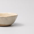 Premium 11cm Fawn Glaze Lopsided Ceramic Bowl Dishwasher Microwave Safe
