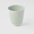 Premium 275ml Tomei Blue Glaze Lopsided Ceramic Mug Dishwasher Microwave Safe