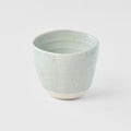 Premium 200ml Tomei Blue Glaze Lopsided Ceramic Mug Dishwasher Microwave Safe