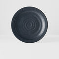 Premium 26cm Ibushi Black Glaze Ceramic Dinner Plate Dishwasher Microwave Safe