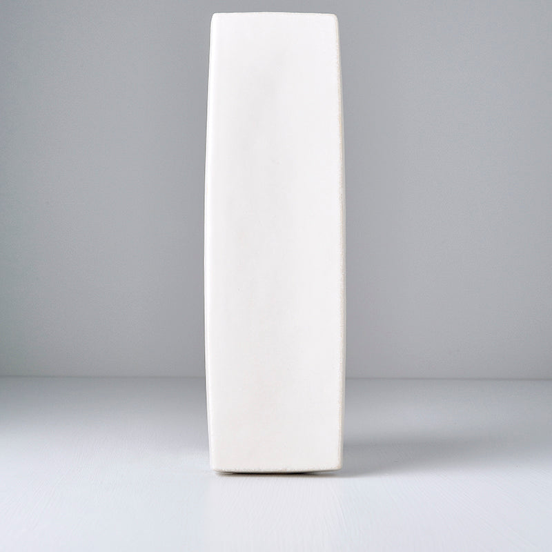 Premium Rectangular Ceramic Plate – Craft White Glaze 29 x 9cm
