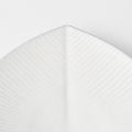 Premium Plate – White Snow Leaf Glaze 17.5cm
