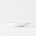 Premium Plate – White Snow Leaf Glaze 17.5cm