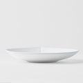 Premium Dinner Plate – White Snow Leaf Glaze 25.5cm