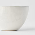Premium Deep Bowl – White Snow Leaf Glaze 13.5cm, 300ml