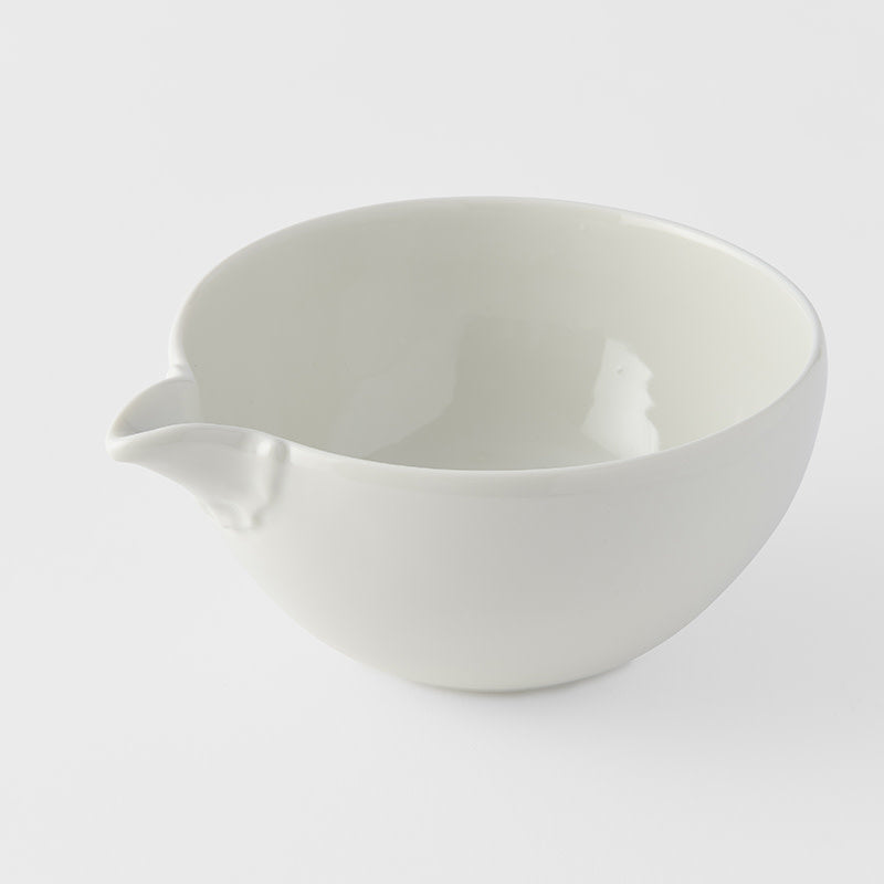 Premium Pourer – Ivory White Glaze 300ml Sauce Server