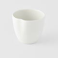 Premium Craft Teacup – White Ivory Glaze 200ml