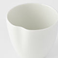 Premium Craft Teacup – White Ivory Glaze 200ml