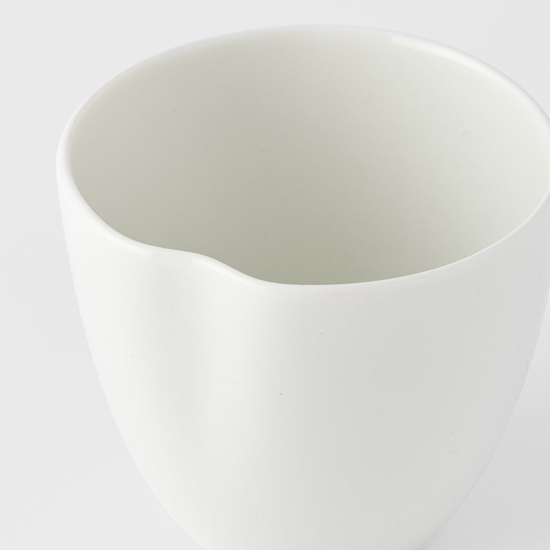 Premium Craft Teacup – White Ivory Glaze 200ml