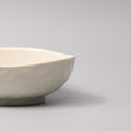 Premium Organic Shape Bowl – Kanso Soft White Glaze 17cm