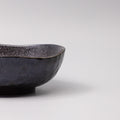 Premium Organic Shape Bowl – Kanso Matte Black Glaze 20cm