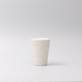 Premium 200ml Ostrich White Tapered Ceramic Tumbler Dishwasher Microwave Safe