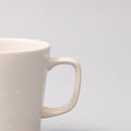Premium 8.5cm White Dot Glaze Ceramic Mug Japanese Tableware