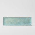 Premium 50cm Crazed Blue Glaze Rectangular Ceramic Platter Dishwasher Microwave Safe