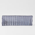 Premium Crumpled Design Sashimi Plate - Black, 33cm