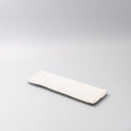 Premium 33cm White Glaze Ceramic Sashimi Plate Dishwasher Microwave Safe
