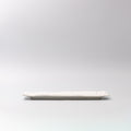 Premium 33cm White Glaze Ceramic Sashimi Plate Dishwasher Microwave Safe