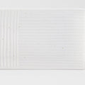 Premium 33cm Line Design White Glaze Ceramic Sashimi Plate Dishwasher Microwave Safe