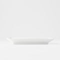 Premium Sushi Plate with Line White Design - Blue, 21cm