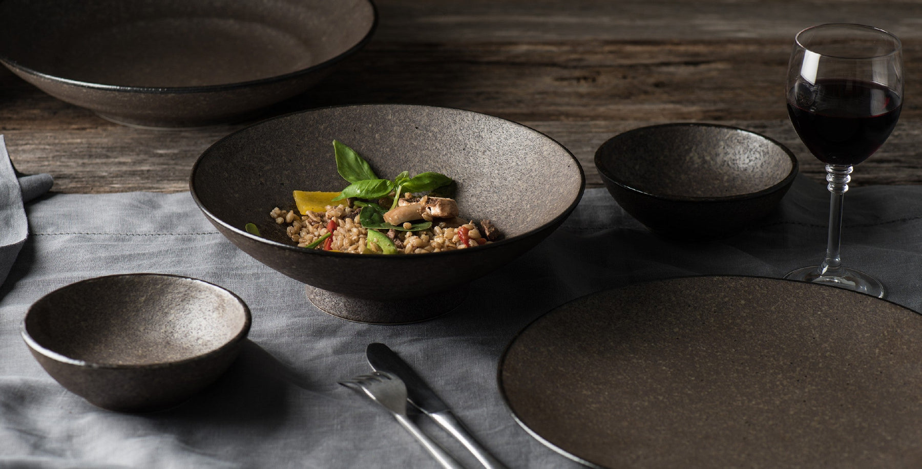 Premium Tapas Bowl – Earth Design Ceramic Bowl 13cm, 200ml