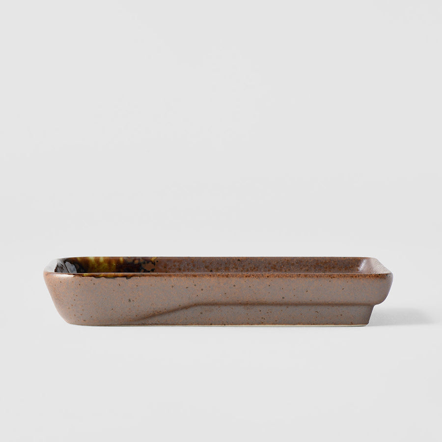 Premium 13cm Shigaraki Brown Glaze Ceramic Sauce Dish 30ml Dishwasher Microwave Safe