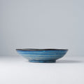 Premium Organic Shape Pasta Bowl – Kanso Indigo Blue Glaze 21cm, 600ml