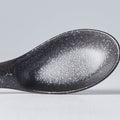Premium Small Ceramic Spoon – Kanso Matt Black 15cm