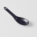 Premium Small Ceramic Spoon – Kanso Matt Black 15cm