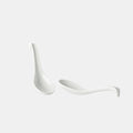 Kanso Soft White Glaze Ceramic Spoon 17.5cm Japanese Tableware Dishwasher Microwave Safe
