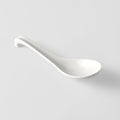 Kanso Soft White Glaze Ceramic Spoon 17.5cm Japanese Tableware Dishwasher Microwave Safe