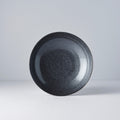 Premium 21cm Kanso Matte Black Organic Ceramic Pasta Bowl 600ml Dishwasher Microwave Safe