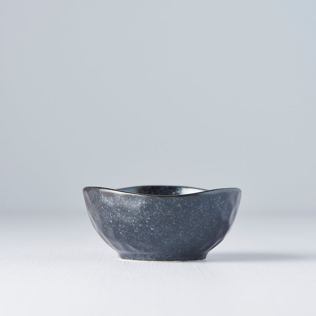 Premium 9cm Kanso Matt Black Organic Ceramic Sauce Dish 100ml