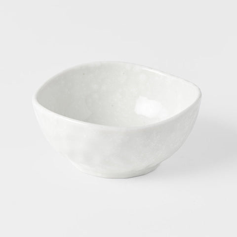 Premium 9cm Kanso Soft White Glaze Organic Ceramic Sauce Dish 100ml