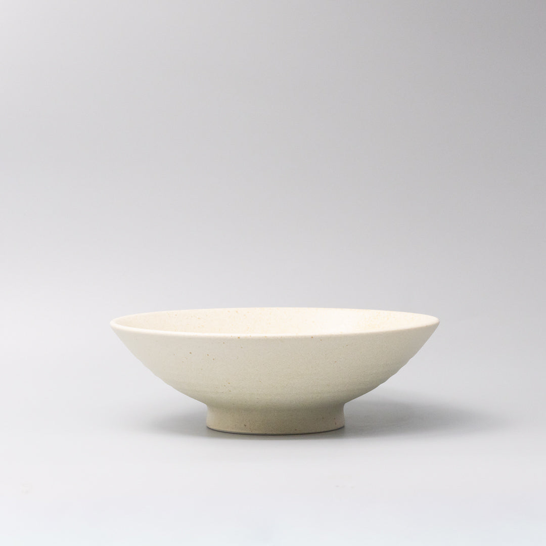 Premium 24cm Buttermilk Glaze Ramen Bowl Japanese Tableware