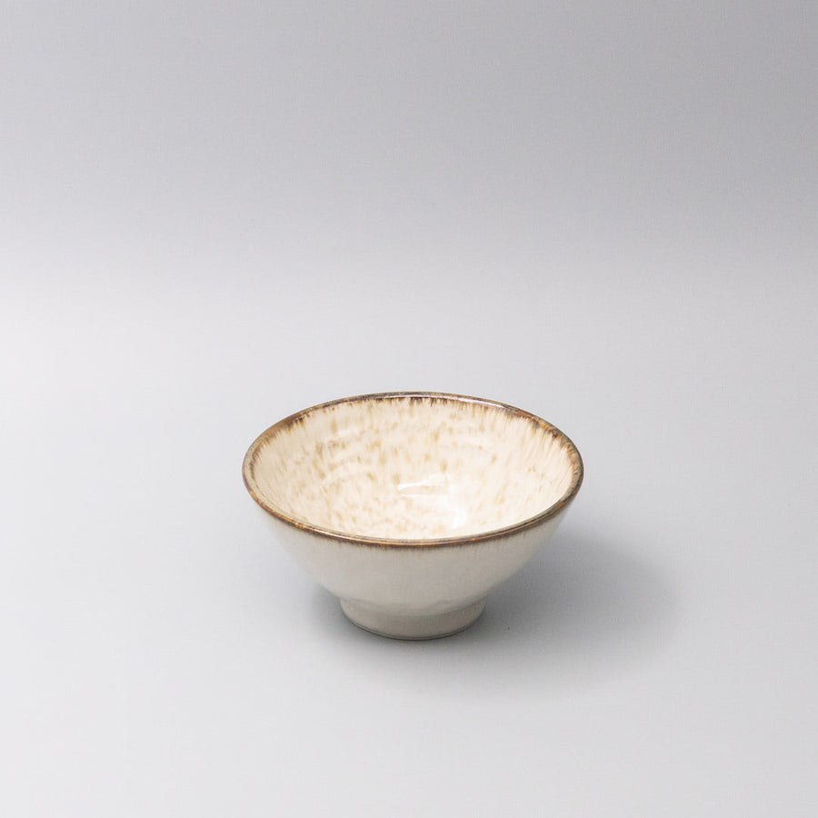 Premium Bowl – White Ivory Pearl Glaze 15.5cm